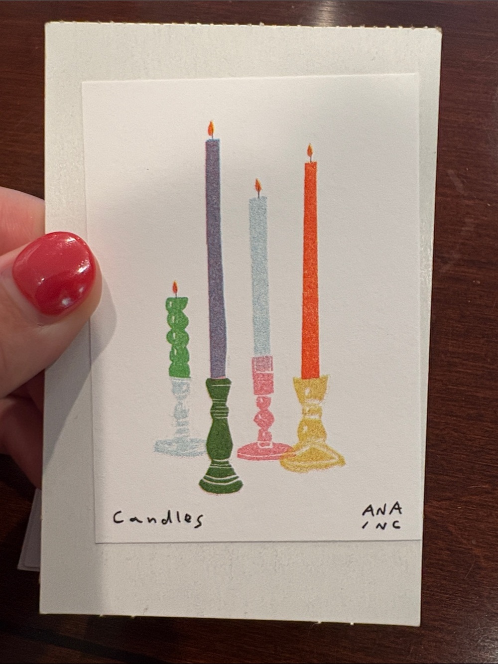 Anastasia inciardi mini print - Candles